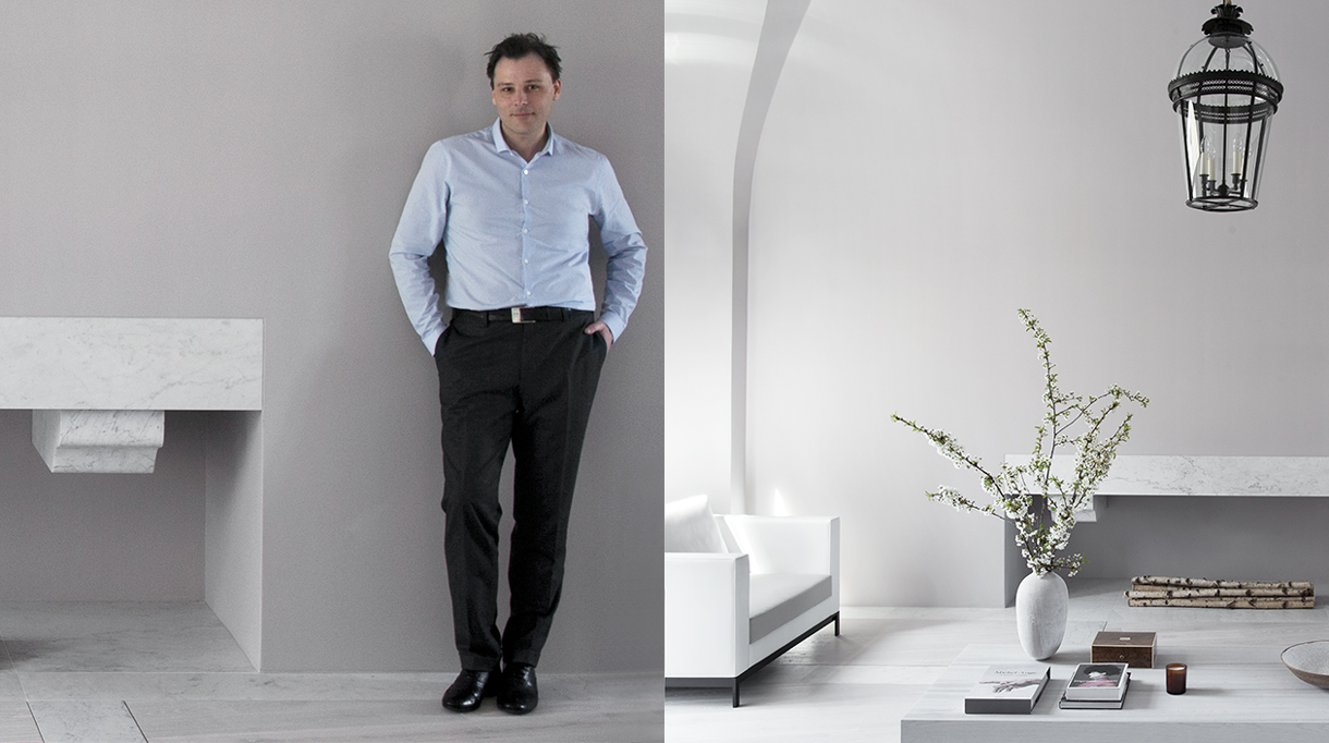 Signatures Singulières Magazine. Projet de Guillaume Alan, décorateur d'intérieur.
