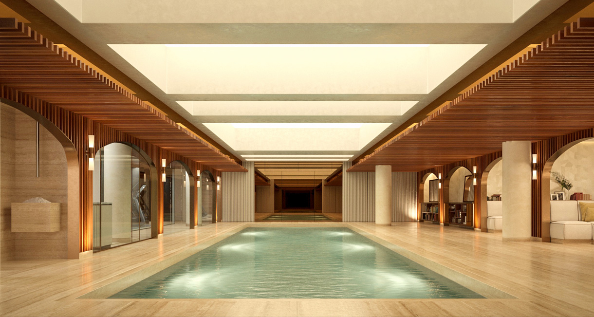 Hotel d'Aubusson - Paris - Piscine à paris - Espace bien etre - soin du corps - Institut de beauté à Paris - Café Laurent - Bruno Borrione - architecte d'intérieur - Singulières Magazine - Magazine digital des talents français