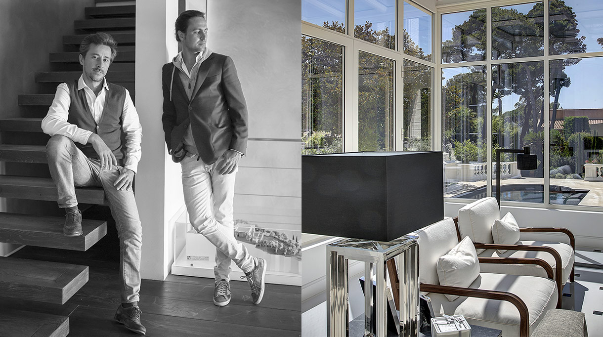 Caprini & Pellerin - cabinet d’architectes à Cannes - architecte d'intérieur - Kevin Caprini et Jerry Pellerin - appartement contemporain au cap d'Antibes - veranda contemporaine - signatures Singulières Magazine - magazine digital des talents français