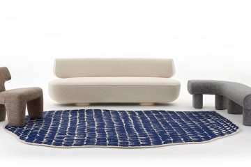 pierre frey - canape blanc - tapis bleu - guillaume delvigne - savoir faire francais - signatures singulieres magazine