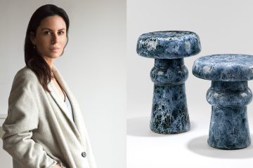 table d'appoint en céramique - Emma Donnersberg - signatures singulieres
