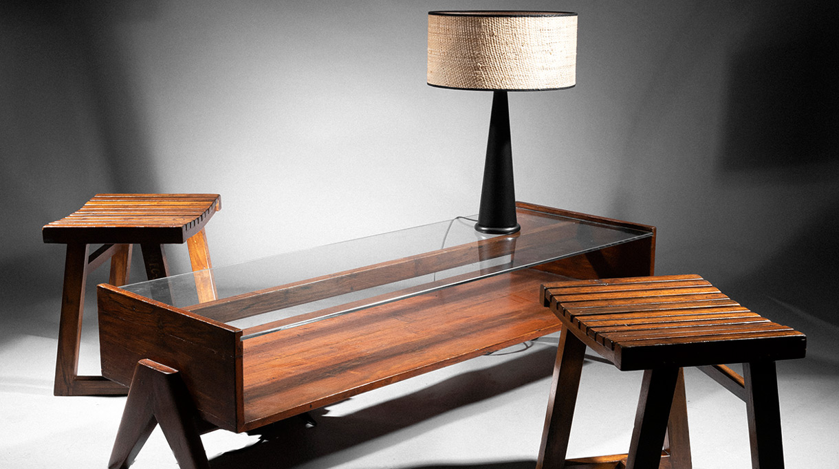 Pour la galerie - lampe a poser contemporaine